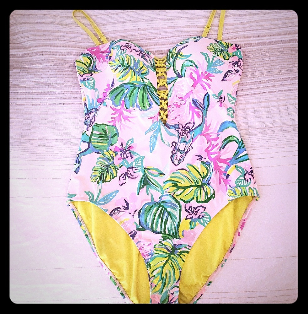 Lilly Pulitzer bathing suit size 14